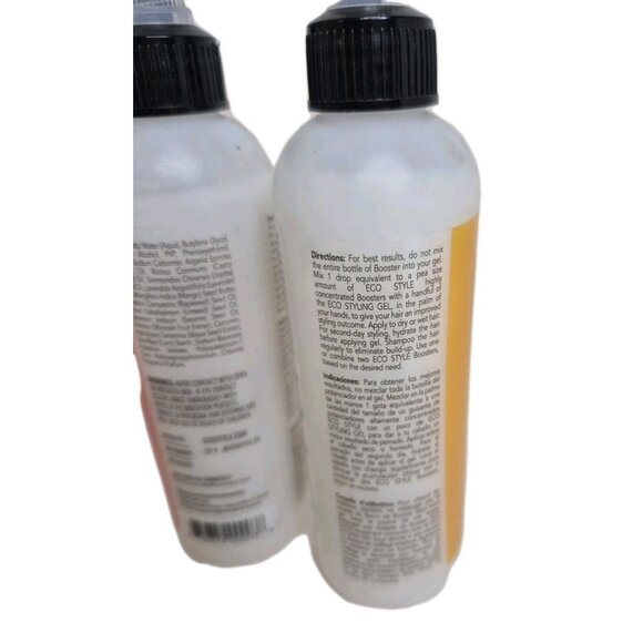 2 Bottles Eco Style strand, restore gel boosters mix in oil serum 4oz strengthen - Picture 4 of 6